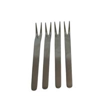 Kit 4 Peças De Garfos Para Aperitivos Petiscos E Frutas Inox Kit 4 Peças De Garfos Para Aperitivos Petiscos E Frutas Inox