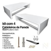 Kit 4 Peças De Madeira Mdf Para Hotel Pousadas Hostels Loja