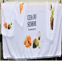 Kit 4 Peças De Toalhas De Decoração Para Santa Ceia 2 Metros Kit 4 Peças De Toalhas De Decoração Para Santa Ceia 2 Metros