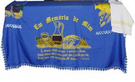 Kit 4 Peças De Toalhas De Decoração Para Santa Ceia ul Kit 4 Peças De Toalhas De Decoração Para Santa Ceia ul