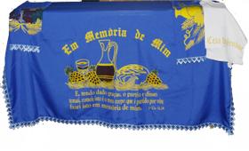 Kit 4 Peças De Toalhas De Decoração Para Santa Ceia ul Kit 4 Peças De Toalhas De Decoração Para Santa Ceia ul