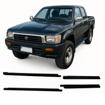 Kit 4 Peças Friso Soleira Hilux 1992 á 2004 Kit 4 Peças Friso Soleira Hilux 1992 á 2004