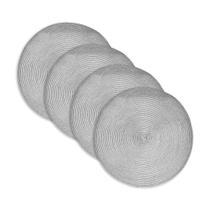 Kit 4 peças Jogo Americano Redondo Suplat Mesa Posta Kit 4 peças Jogo Americano Redondo Suplat Mesa Posta