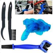 Kit 4 Peças Máquina e Escovas para Limpeza Corrente Bicicleta Bike Lorben GT6353 Kit 4 Peças Máquina e Escovas para Limpeza Corrente Bicicleta Bike Lorben GT6353