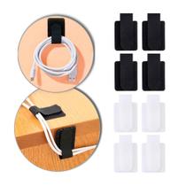 Kit 4 Peças Organizador Fixador Cabos E Fios Autoadesivo De tiras autocolantes Clink CK6005