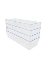 Kit 4 peças Organizadores Multiuso Modular Acrilico Médio Kit 4 peças Organizadores Multiuso Modular Acrilico Médio