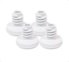 Kit 4 Peças Pé Nivelador Para Lava Roupa Brastemp e Consul