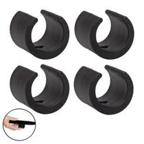 Kit 4 Peças Proteção Para Pés Cadeiras 22,22mm Redondo Preto - 2307 Mor Kit 4 Peças Proteção Para Pés Cadeiras 22,22mm Redondo Preto - 2307 Mor