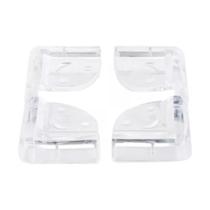 Kit 4 Peças Protetor de Quina em Silicone Segurança Bebê Idoso Criança Mesa Canto de Moveis