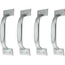 KIT 4 Peças Puxador de Inox para Portas Móveis Armários Gavetas