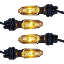 Kit 4 Peças Seta Pisca Led Moto Xre Cb 300 Twister 250