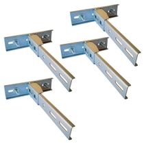 Kit 4 peças Suporte Fixação com regulagem para Motor Portão Basculante Kit 4 peças Suporte Fixação com regulagem para Motor Portão Basculante