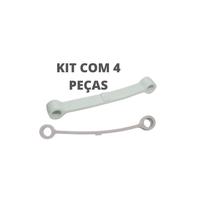 Kit 4 Peças Tirantes Borrachas Branca Brastemp E Consul BWQ24 Eletronica