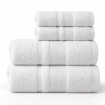 Kit 4 Pecas Toalha Banhão Gigante 160x90cm Macia, Encorpada e Alta Absorção