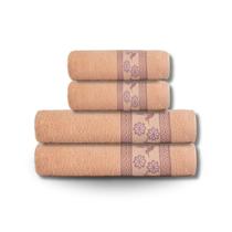 Kit 4 peças Toalha Felpuda Luxo e Suavidade Para Seu Banho Kit 4 peças Toalha Felpuda Luxo e Suavidade Para Seu Banho