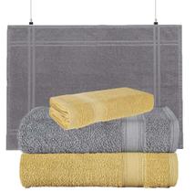 Kit 4 Peças Toalhas Linea 2 Banho+1 Rosto+1 Piso - Karsten