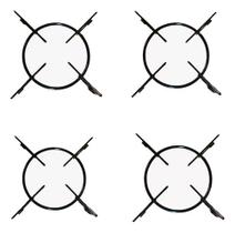 Kit 4 peças trempe individual r/sr/ aux