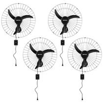 Kit 4 Peças Ventilador De Parede Bivolt 60 cm New Premium Profissional Ventisol