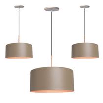 Kit 4 Pendente Lustre Luminária Madri Fendi