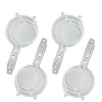 Kit 4 Peneiras / Coador De Plástico Com 3 Pecas 7 9 E 11cm