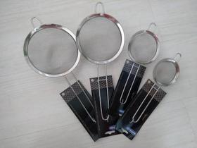 Kit 4 Peneiras Coadores Martinazzo de Inox Kit 4 Peneiras Coadores Martinazzo de Inox