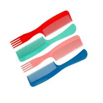 Kit 4 Pente de Cabelo Plástico Reforçado Colorido Kit 4 Pente de Cabelo Plástico Reforçado Colorido