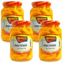 Kit 4 Pequi Fatiado em Conserva 550g Nativa Fruto do Cerrado Kit 4 Pequi Fatiado em Conserva 550g Nativa Fruto do Cerrado