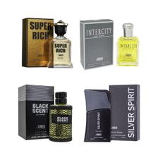 Kit 4 Perfume Importado I-Scents Masculino Eau de Toilette 100ml