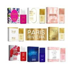 Kit 4 perfumes feminino paris riviera 30ml importado