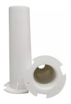 Kit 4 Pés Itatiaia De Encaixe Branco Cozinha Armário Reforçado
