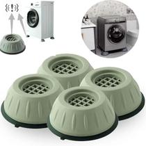 Kit 4 Pés Nivelador Almofada Máq Anti Rúido Movimento Kit 4 Pés Nivelador Almofada Máq Anti Rúido Movimento