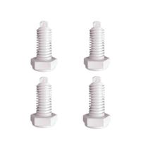 Kit 4 Pés Niveladores Lava-Louças Compatível Electrolux LE08 DePlastic M412 Kit 4 Pés Niveladores Lava-Louças Compatível Electrolux LE08 DePlastic M412