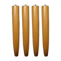 Kit 4 Pés Palito De Madeira Eucalipito 30cm