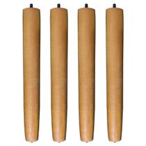Kit 4 Pés Palito De Madeira Eucalipito 30cm