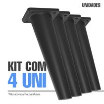 Kit 4 Pés Palito em Polipropileno Resistentes e Modernos Decore Móveis Kit 4 Pés Palito em Polipropileno Resistentes e Modernos Decore Móveis