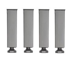 Kit 4 Pés Para Armário de Cozinha Vap Regulável Gabinete Pia Kit 4 Pés Para Armário de Cozinha Vap Regulável Gabinete Pia