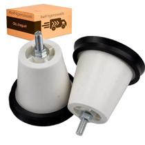 Kit 4 Pés Para Geladeira Maquinas De Lavar Parafuso 516 Kit 4 Pés Para Geladeira Maquinas De Lavar Parafuso 516