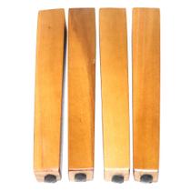 Kit 4 Pés Trapézio 35cm Mel - Zare Decor Kit 4 Pés Trapézio 35cm Mel - Zare Decor