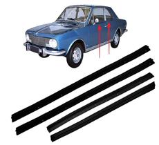 Kit 4 Pestanas Externas Porta Corcel 1 Dianteira E Traseira Janela 1969 a 1777 JAHU Kit 4 Pestanas Externas Porta Corcel 1 Dianteira E Traseira Janela 1969 a 1777 JAHU