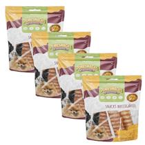 Kit 4 Petisco Canelone Snacks 100% Natural Puresnacks