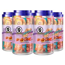 Kit 4 Petisco Para Pets ChuChups Cream Pote Sortido com 24 Tubos Kit 4 Petisco Para Pets ChuChups Cream Pote Sortido com 24 Tubos