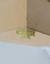 Kit 4 Pezinho Babilonia Pequeno Latonado Para Caixa e Bandeia Kit 4 Pezinho Babilonia Pequeno Latonado Para Caixa e Bandeia