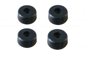 Kit 4 pezinho pé grande borracha p caixa de som acustica Kit 4 pezinho pé grande borracha p caixa de som acustica