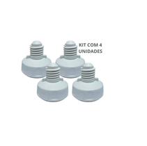 Kit 4 Pezinhos Nivelador Maquina Lavar Lavadora Roupa Electrolux