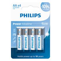Kit 4 pilha aa lr6p4b/59 1,5v philips alcalina Kit 4 pilha aa lr6p4b/59 1,5v philips alcalina