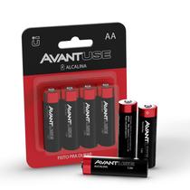 Kit 4 Pilhas Alcalina Pequena AA 1.5v Cod: 408010016 Avant Use Kit 4 Pilhas Alcalina Pequena AA 1.5v Cod: 408010016 Avant Use