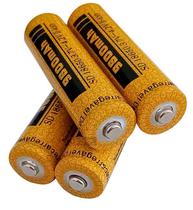 Kit 4 Pilhas Recarregáveis 18650 3.7v - 4.2v 9800mAh Bateria de controle, lanterna, Radios, Brinquedo, Ferramenta