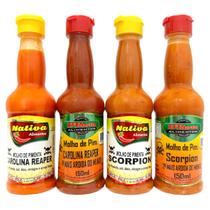 Kit 4 Pimentas + fortes do mundo Carolina Reaper e Scorpion Kit 4 Pimentas + fortes do mundo Carolina Reaper e Scorpion