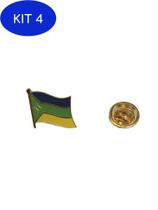 Kit 4 Pin Da Bandeira Do Estado Do Amapá