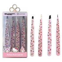 Kit 4 Pinças para Sobrancelhas Perfect Pinch Tool Hello Kitty Klass Vough